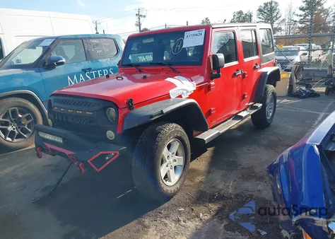 2016 Jeep Wrangler Unlimited Sport z USA, uszkodzony, nr VIN 1C4BJWDG3GL118178